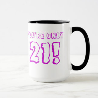 Tasse 21e anniversaire (violet)