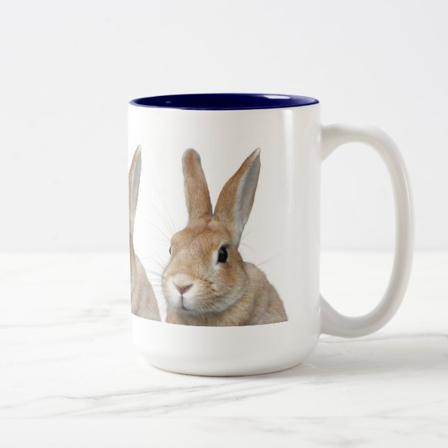 TASSE 2 COULEURS ウサギ (Droit)