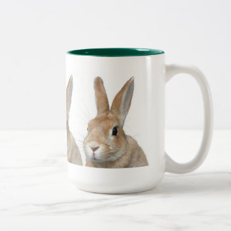 TASSE 2 COULEURS ウサギ