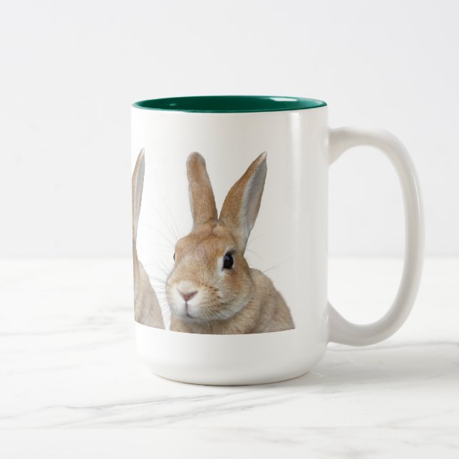 TASSE 2 COULEURS ウサギ (Droit)