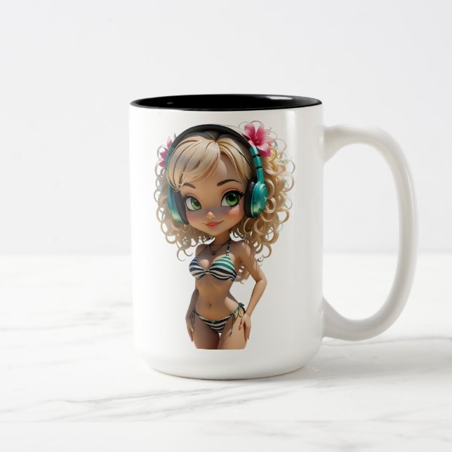 Tasse 2 Couleurs 03A Dollz par : Svace - Série 01 (Droit)