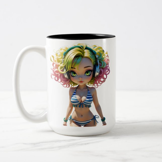 Tasse 2 Couleurs 06A Dollz par : Svace - Série 01 (Gauche)