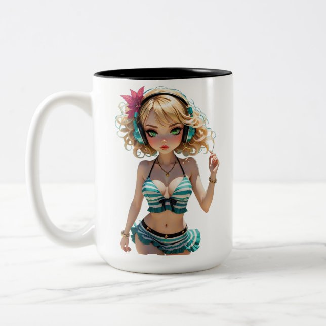 Tasse 2 Couleurs 08A Dollz par : Svace - Série 01 (Gauche)