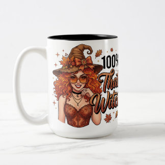 Tasse 2 Couleurs 100% Cette Sorcière Automne