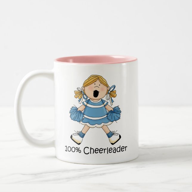 Tasse 2 Couleurs 100 % Pom-pom girl - blond (Gauche)