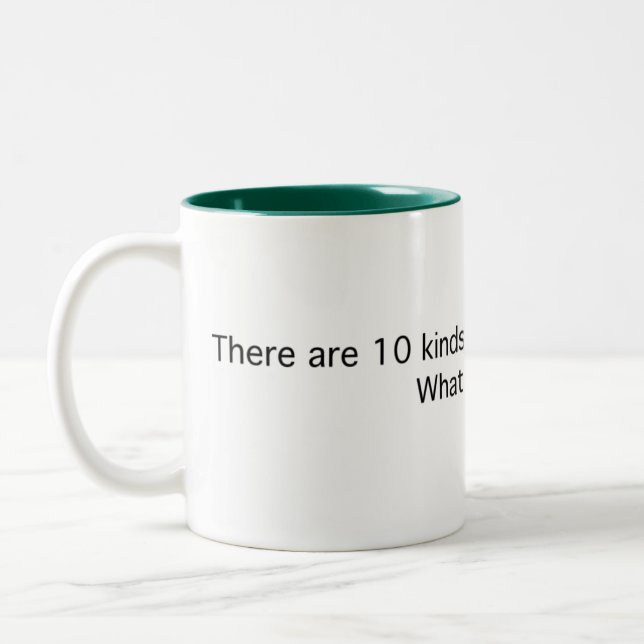 Tasse 2 Couleurs 10 genres de personnes : Ce qui ? (Gauche)