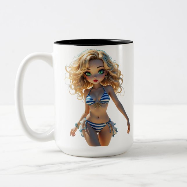 Tasse 2 Couleurs 10A Dollz par : Svace - Série 01 (Gauche)