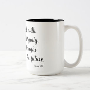 Tasse 2 Couleurs 112:7 de psaume