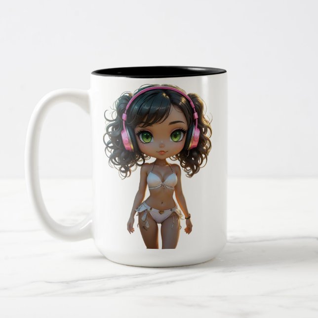 Tasse 2 Couleurs 12A Dollz par : Svace - Série 01 (Gauche)