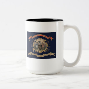 Tasse 2 Couleurs 139th Drapeau régimentaire d'infanterie volontair