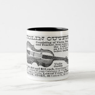 TASSE 2 COULEURS 1886 ANNÉE POUR LES VIOLINS