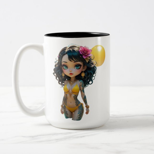 Tasse 2 Couleurs 18A Dollz par : Svace - Série 01 (Gauche)