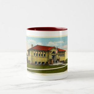 Tasse 2 Couleurs 1921 Bibliothèque publique, Newark, New York
