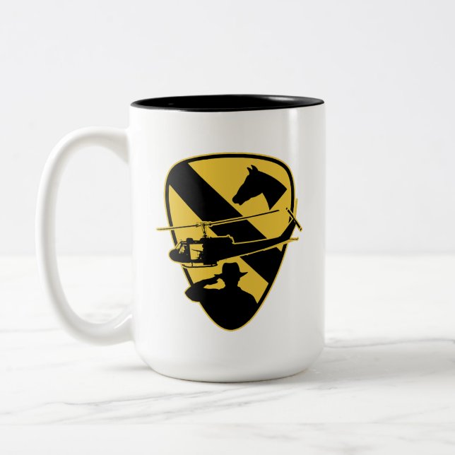 Tasse 2 Couleurs 1st Cavalry Division / AIR CAV (Gauche)