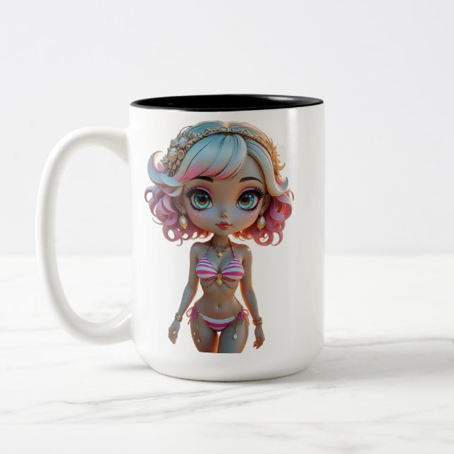 Tasse 2 Couleurs 20A Dollz par : Svace - Série 01 (Gauche)
