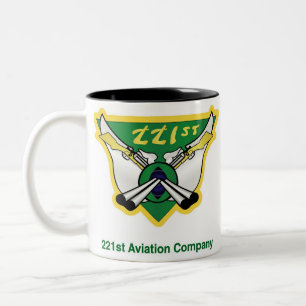 Tasse 2 Couleurs 221st Aviation Company, VIETNAM1965-1966