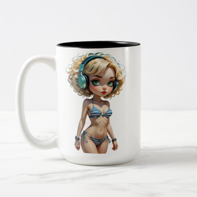 Tasse 2 Couleurs 22A Dollz par : Svace - Série 01 (Gauche)