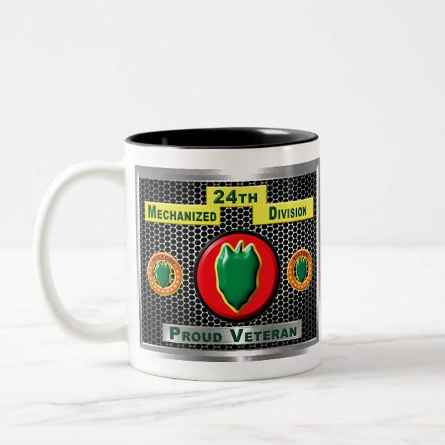 Tasse 2 Couleurs 24e division d'infanterie mécanisée (Gauche)