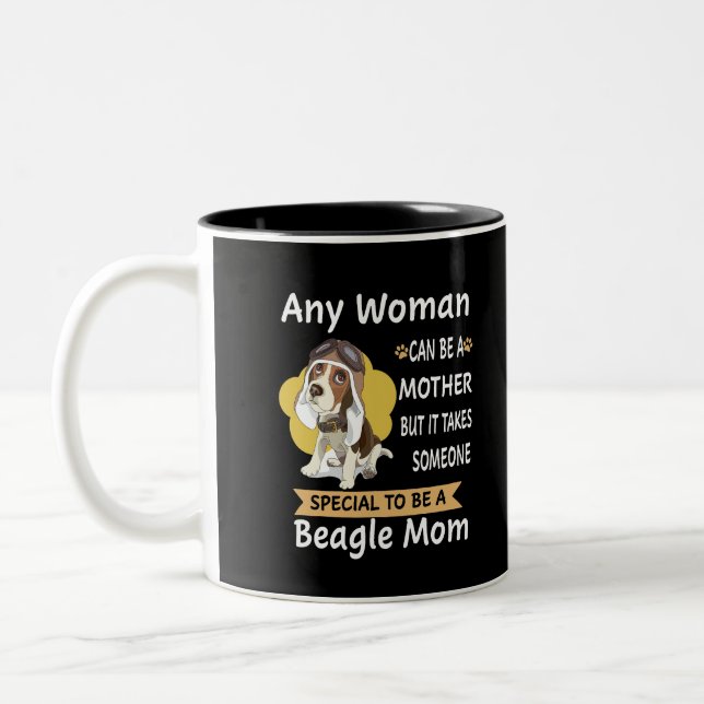 Tasse 2 Couleurs 29 Spécial Pour Être Une Mère Beagle (Gauche)