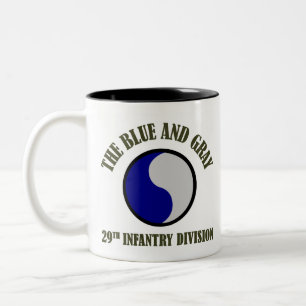 Tasse 2 Couleurs 29ème Division d'infanterie