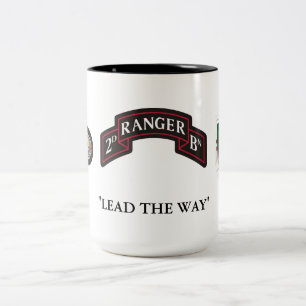 TASSE 2 COULEURS 2E BATTALION 75E RANGER REGIMENT
