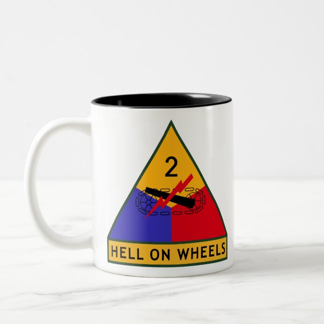 Tasse 2 Couleurs 2nd Armored Division (Gauche)