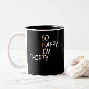 Tasse 2 Couleurs 30e anniversaire de Birthday 1992