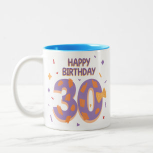 Tasse 2 Couleurs 3-0 est là ! Joyeux 30e Anniversaire Mug.