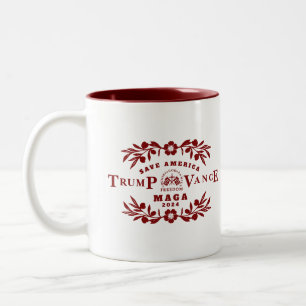 Tasse 2 Couleurs 47 Trump J. D. Vance 2024