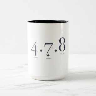 Tasse 2 Couleurs 4 7 8 Technique respiratoire   Méditation