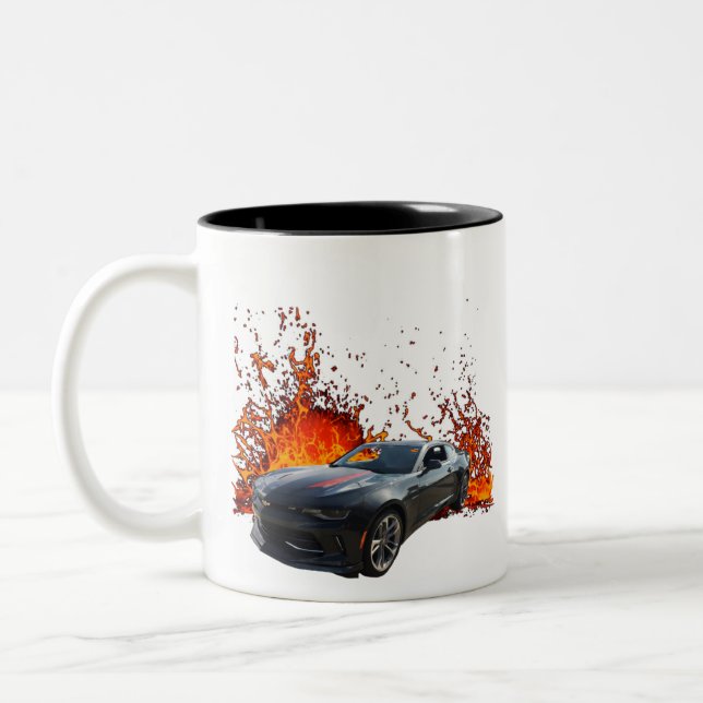 Tasse 2 Couleurs 50e anniversaire 2017 Chevy Camaro (Gauche)