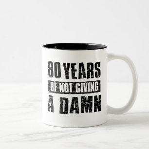 Tasse 2 Couleurs 80 ans