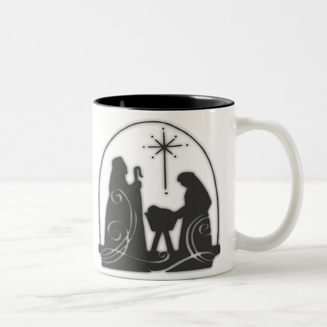 Tasse 2 Couleurs 9:6 d'Isaïe de Nativity/ (Droit)