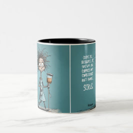 Tasse 2 Couleurs  A Humorous Sketch on Healthcare Burnout