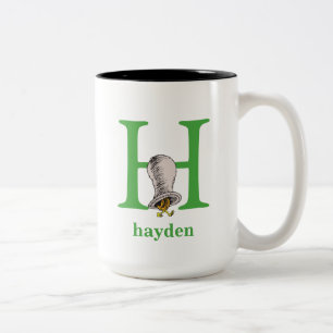 Tasse 2 Couleurs ABC du Dr Seuss : Lettre H - Vert   Ajouter Votre 