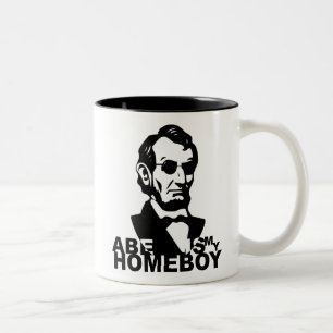 Tasse 2 Couleurs Abe est mon Homeboy