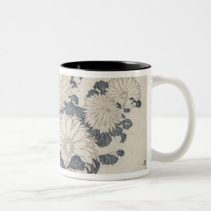 Tasse 2 Couleurs Abeille et chrysanthèmes