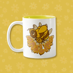 Tasse 2 Couleurs Abeille Extraordinaire - Joli dessin animé Bumble