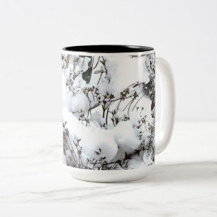 Tasse 2 Couleurs Abstrait de neige