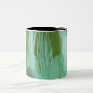 Tasse 2 Couleurs Abstrait vert