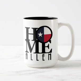 Tasse 2 Couleurs ACCUEIL Allen Texas 15oz
