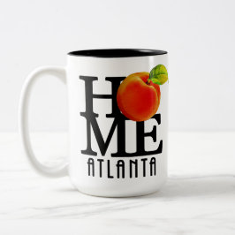 Tasse 2 Couleurs ACCUEIL Atlanta Géorgie 15oz