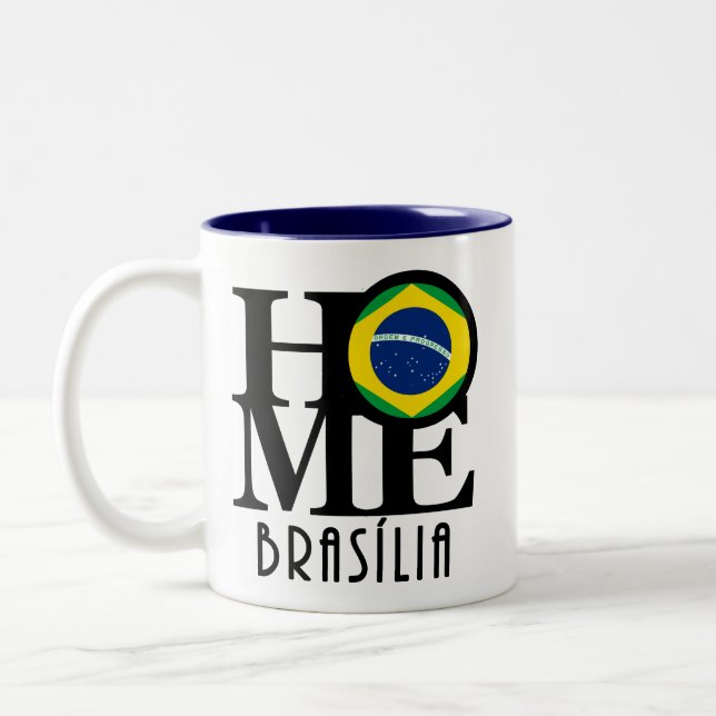 Tasse 2 Couleurs ACCUEIL Brasilia 11oz (Gauche)