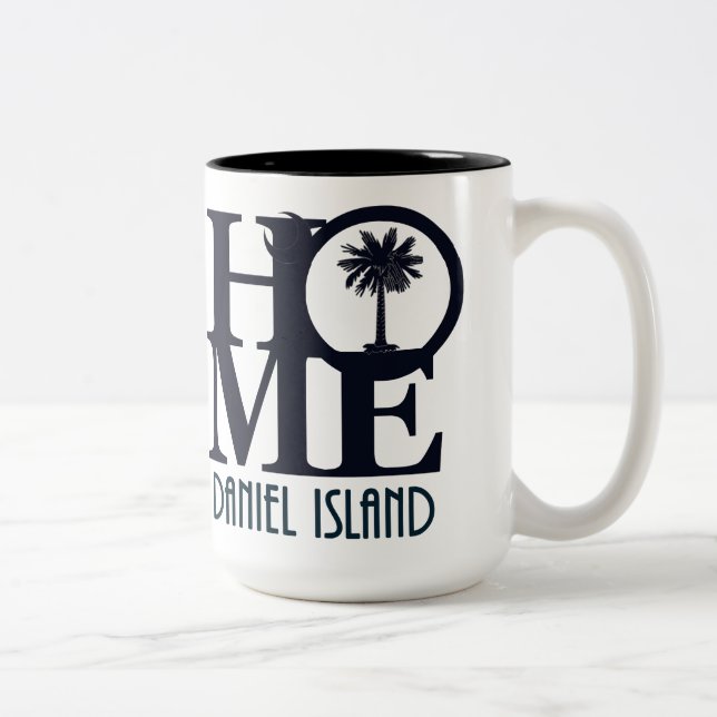 Tasse 2 Couleurs ACCUEIL Daniel Island 15oz (Droit)