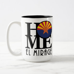 Tasse 2 Couleurs ACCUEIL El Mirage Arizona 15oz