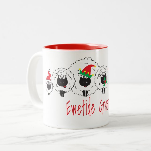 Tasse 2 Couleurs Accueil Ewetide Style Kiwi (Devant gauche)