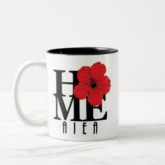 Tasse 2 Couleurs ACCUEIL Hibiscus rouge Aiea