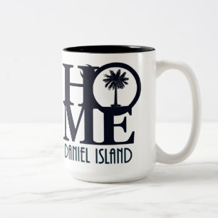 Tasse 2 Couleurs ACCUEIL Île Daniel 15oz