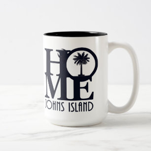 Tasse 2 Couleurs ACCUEIL Johns Island SC 15oz