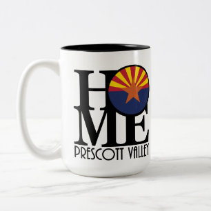 Tasse 2 Couleurs ACCUEIL Prescott Valley Arizona 15oz